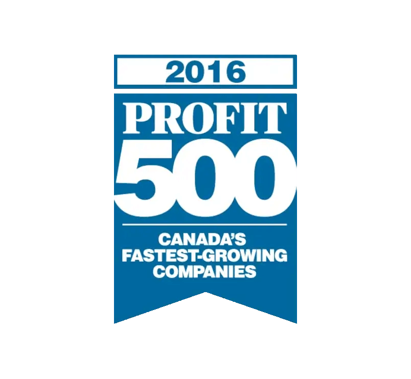 2016 - Profit 500 - Canada's Fastest Growing Companies